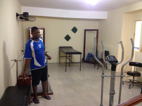 Sala de fisioterapia onde Eurico Miranda trabalhou em 1969