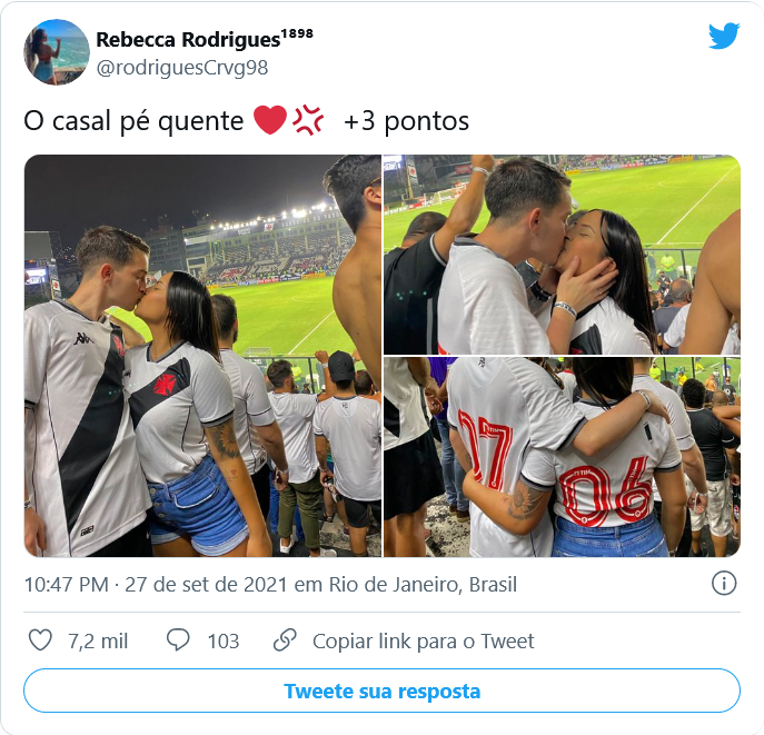 Pato já comemorou Dia dos Namorados vendo jogo do Vasco em São Januário -  16/08/2020 - UOL Esporte