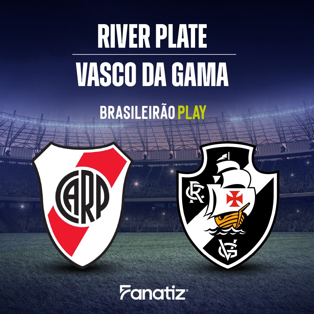 River Plate x Vasco será transmitido pelo Fanatiztv e pelo