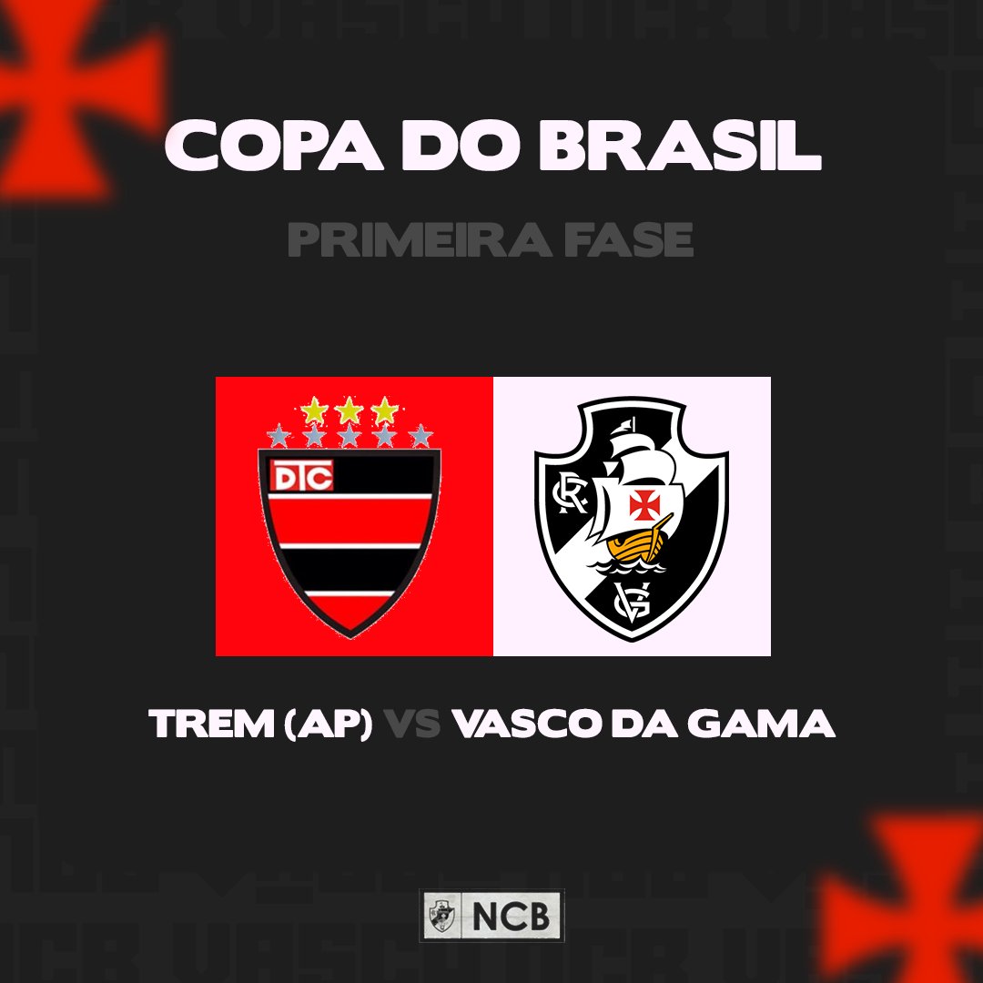 Trem 0x4 Vasco, jogo da Copa do Brasil