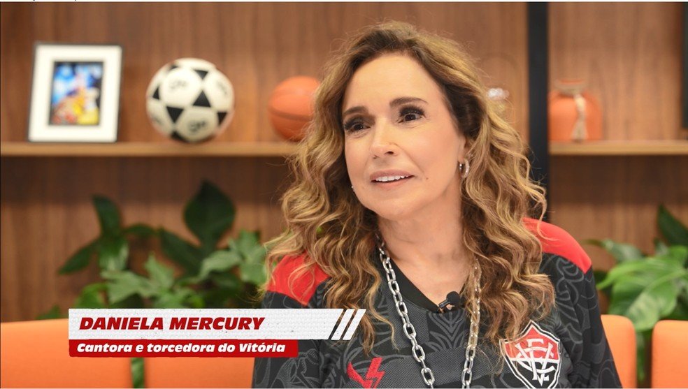 Daniela Mercury em entrevista ao programa Ba-Vi - Alegria de um povo — Foto: Reprodução/TV Bahia