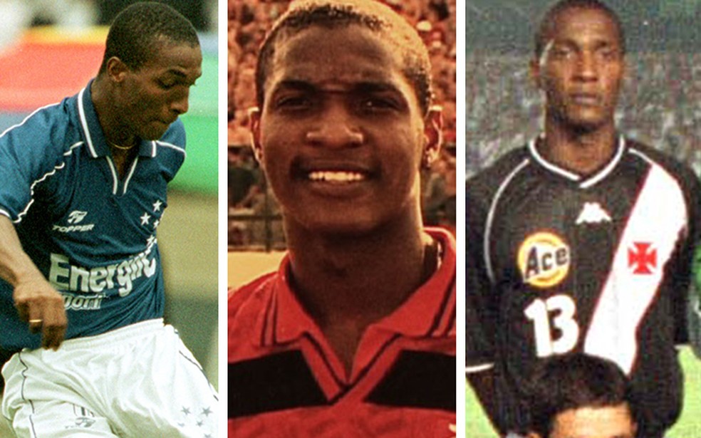 Montagem - Gilberto - Cruzeiro - Flamengo e Vasco  — Foto: Infografia