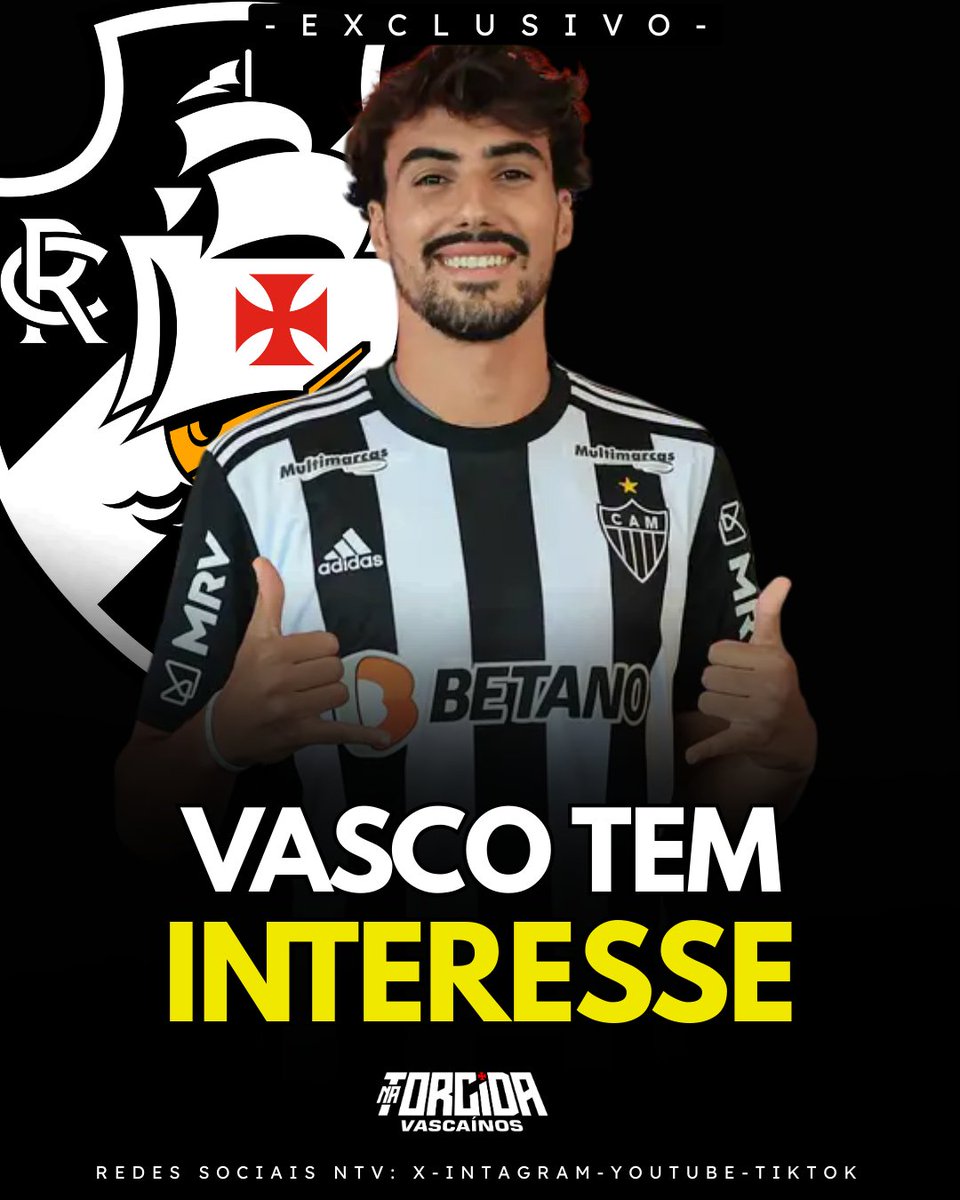 Vasco tem interesse no meia Igor Gomes, do Atlético-MG