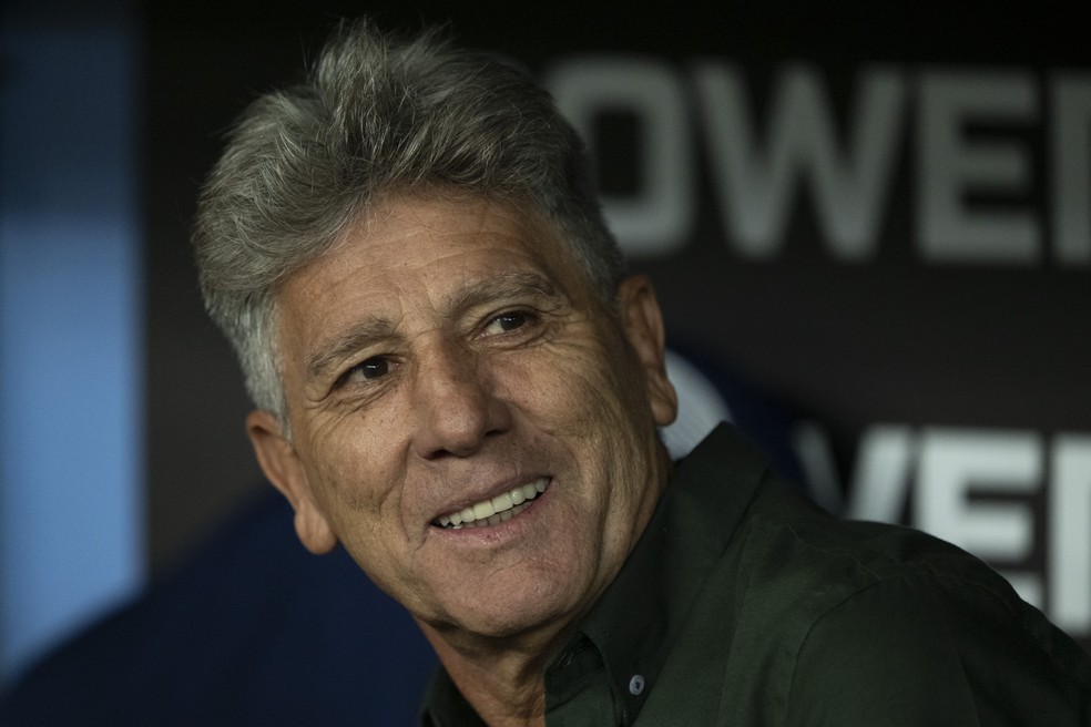 Renato Gaúcho em Fluminense x Unión Espanhola — Foto: Jorge Rodrigues/AGIF