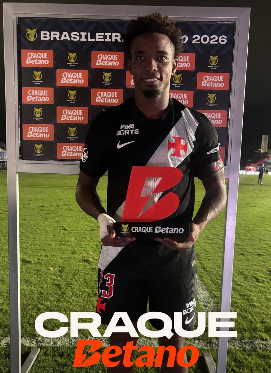 Thiago Mendes é eleito o 'Craque Betano' de Vasco 1 x 0 Athletico-PR