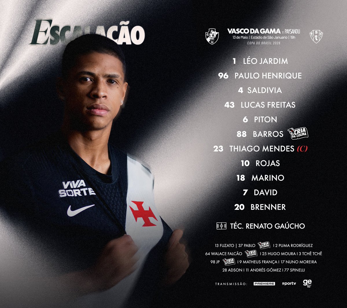 vasco da gama x paysandu