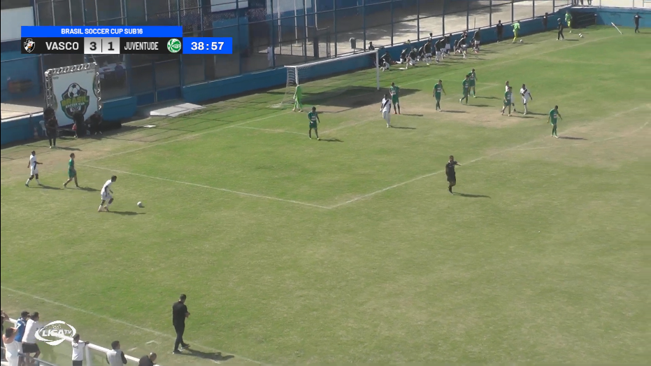 Sub-16: Vasco vence o Juventude por 3 a 1 e vai à semifinal da Brasil Soccer Cup