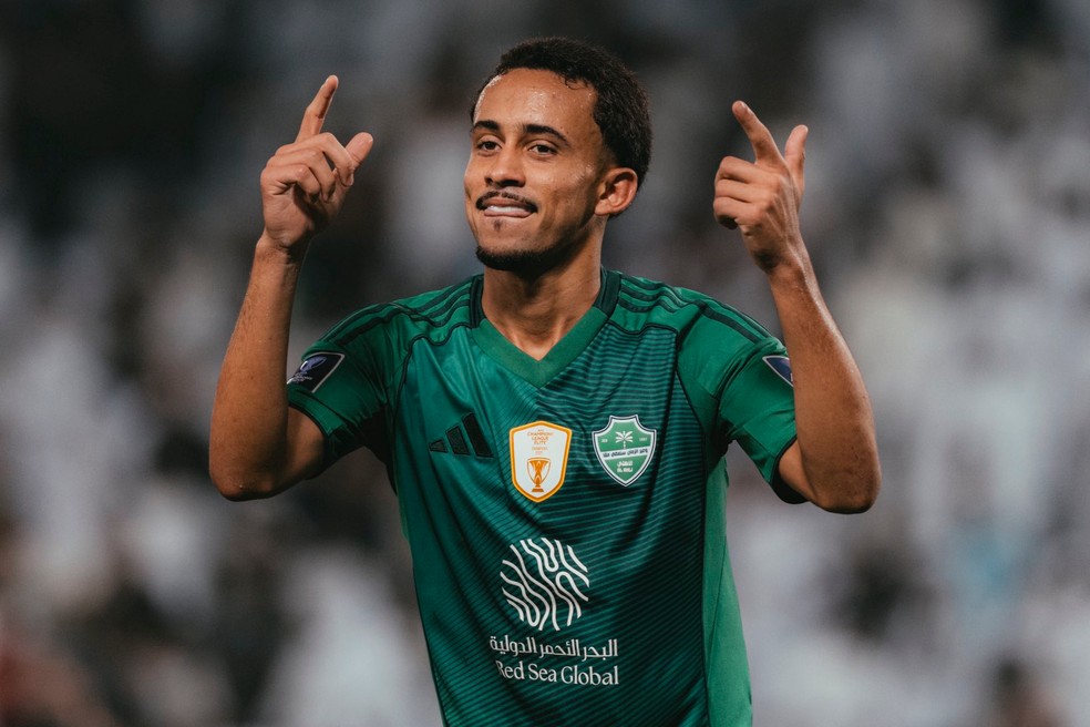 Matheus Gonçalves, do Al-Ahli — Foto: Divulgação/Al-Ahli