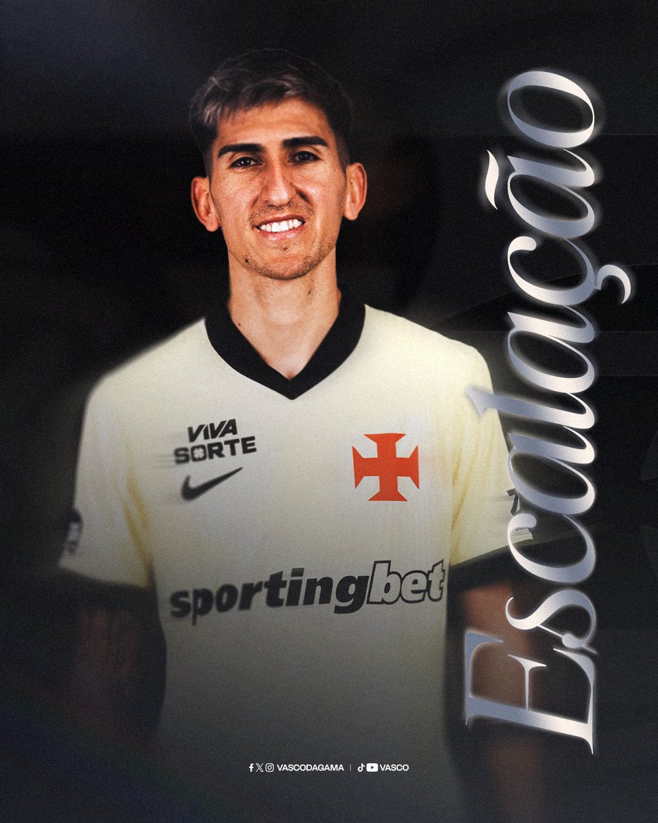 Confira a escalação do Vasco para o jogo contra o Coritiba; Saldivia e Lescano são titulares